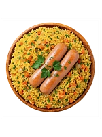 Сосиски с рисом